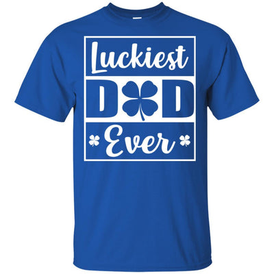 Luckiest Dad Ever St Patricks Day-T-Shirt & Hoodie-Classic T-Shirt-Royal
