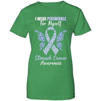 I Wear Periwinkle For Myself Stomach Cancer Awareness Gift-T-Shirt & Hoodie-Women's T-Shirt-Irish Green