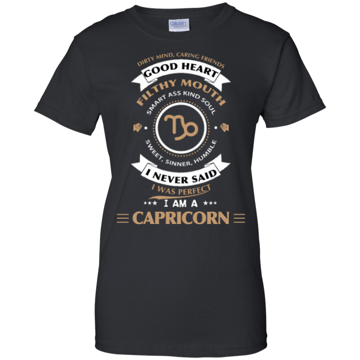 I'm A Capricorn-T-Shirt & Hoodie-Women's T-Shirt-Black