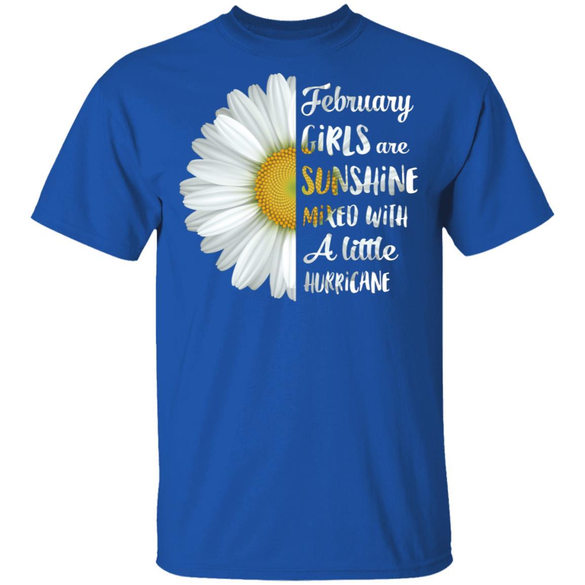 Daisy February Girls Birthday Gifts For Women-T-Shirt & Tank Top-Classic T-Shirt-Royal