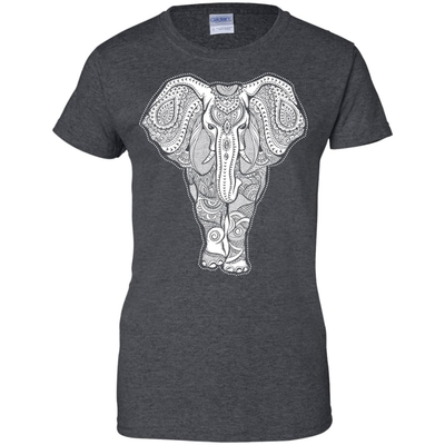 African Elephant Love-T-Shirt & Hoodie-Women's T-Shirt-Dark Heather