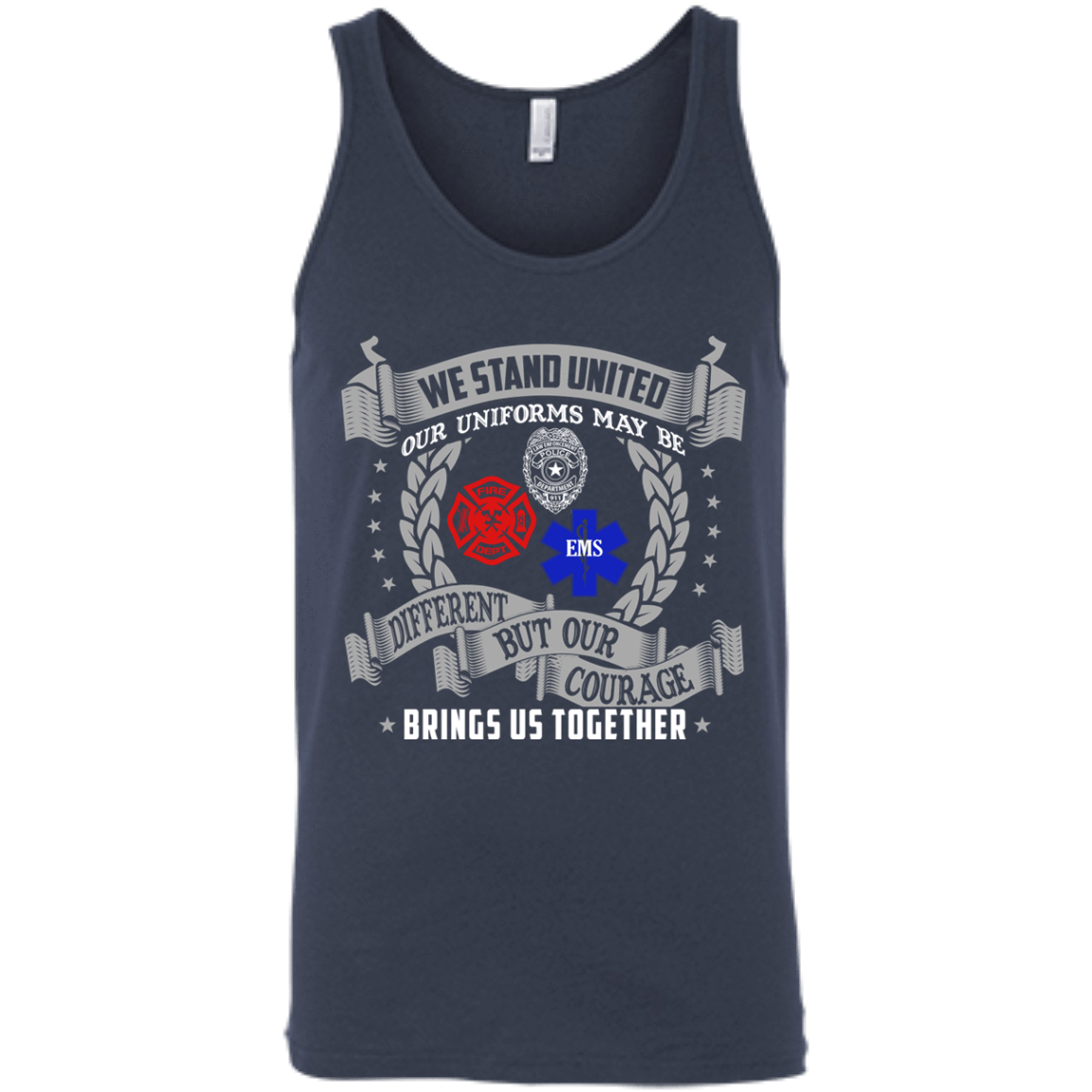 We Stand United Our Uniforms Brings Us Together-T-Shirt & Hoodie-Unisex Tank-Navy