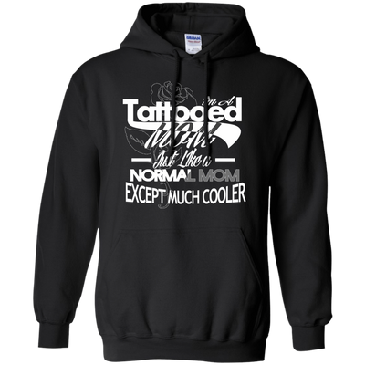 I'm a Tattooed Mom-T-Shirt & Hoodie-Pullover Hoodie-Black