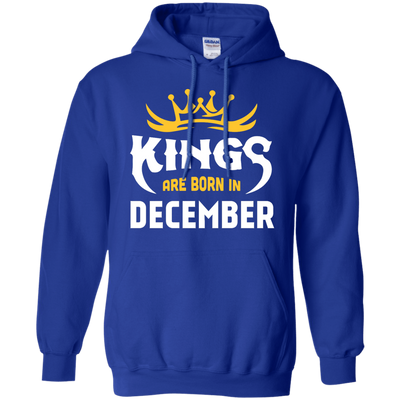 Kings Are Born In December-T-Shirt & Hoodie-Pullover Hoodie-Royal