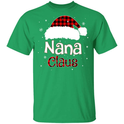 Santa Nana Claus Red Plaid Family Pajamas Christmas Gift-T-Shirt & Sweatshirt-Classic T-Shirt-Irish Green