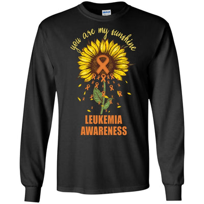 You Are My Sunshine Leukemia Awareness-T-Shirt & Hoodie-Long Sleeve T-Shirt-Black