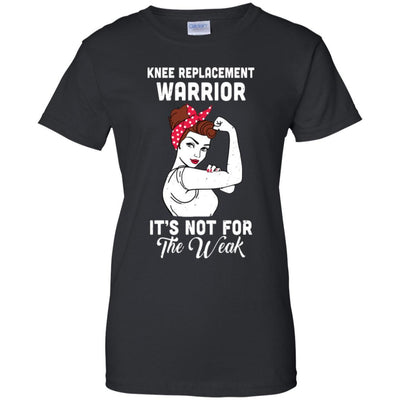 Knee Replacement Warrior Gift For Women-T-Shirt & Hoodie-Women's T-Shirt-Black
