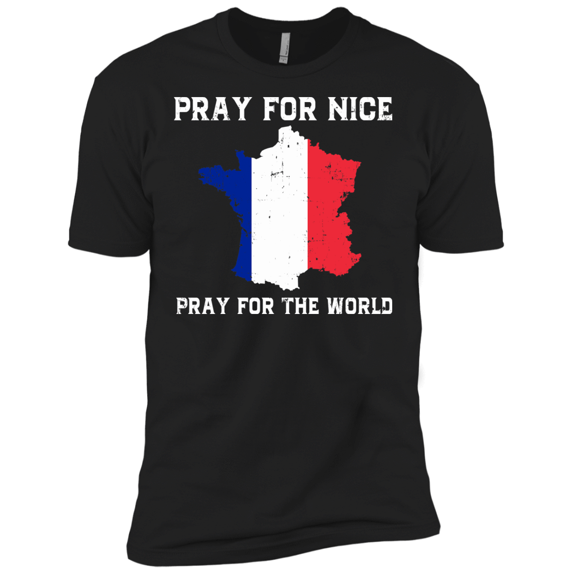 PRAY FOR NICE , PRAY FOR THE WORD-T-Shirt & Hoodie-Premium T-Shirt-Black