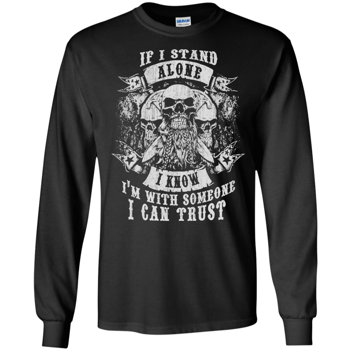 Some One I Can Trust-T-Shirt & Hoodie-Long Sleeve T-Shirt-Black