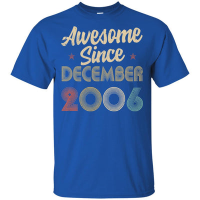 Awesome Since December 2006 Vintage 15th Birthday Gifts-T-Shirt & Hoodie-Classic T-Shirt-Royal