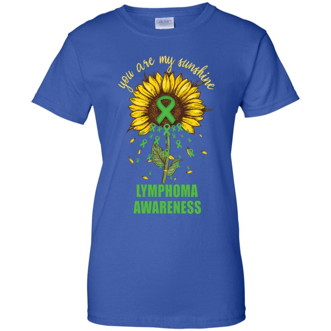 You Are My Sunshine Lymphoma Awareness-T-Shirt & Hoodie-Women's T-Shirt-Royal