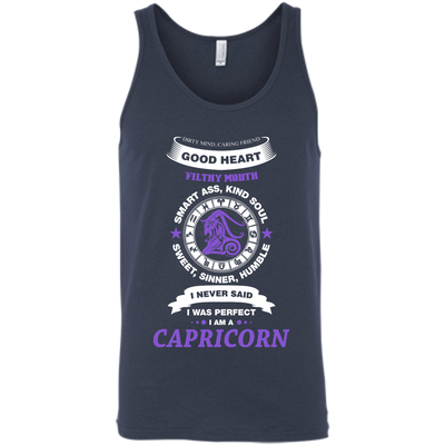 I Never Said I Was Perfect I Am A CAPRICORN-T-Shirt & Hoodie-Unisex Tank-Navy