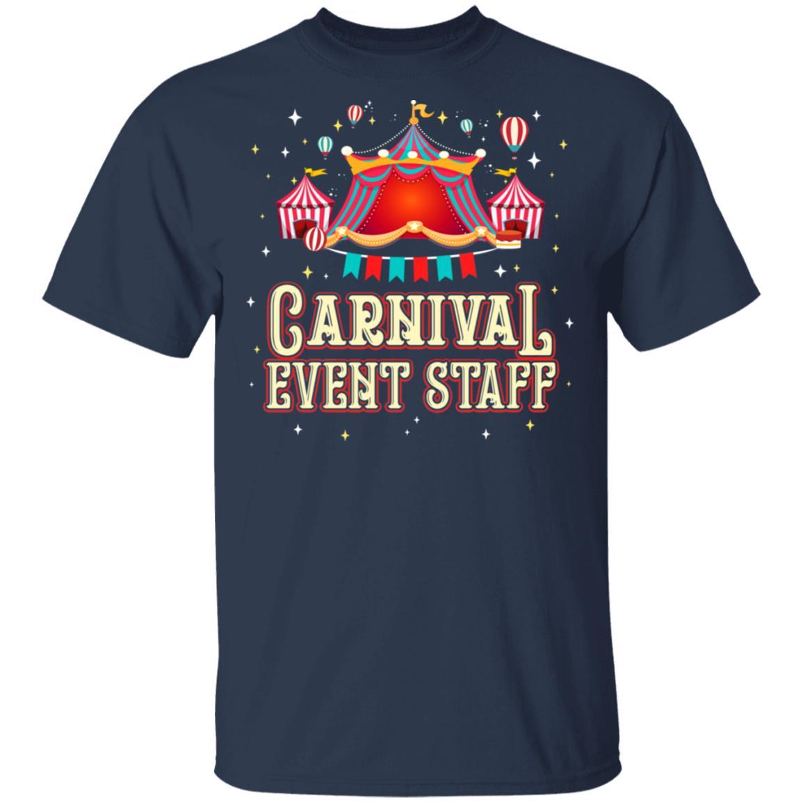 Carnival Event Staff Circus Party Carnival Distressed-T-Shirt & Hoodie-Classic T-Shirt-Navy