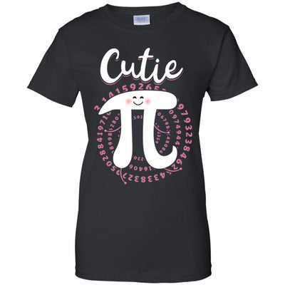 Cutie Pi Cute Math Pi Day Gifts-T-Shirt & Hoodie-Women's T-Shirt-Black