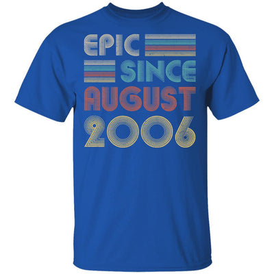 Epic Since August 2006 Vintage 15th Birthday Gifts-T-Shirt & Hoodie-Classic T-Shirt-Royal
