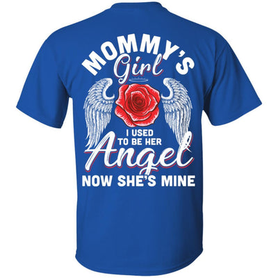 Mommy's Girl I Used To Be Her Angel Now She Is Mine Memorial-T-Shirt & Hoodie-Classic T-Shirt-Royal
