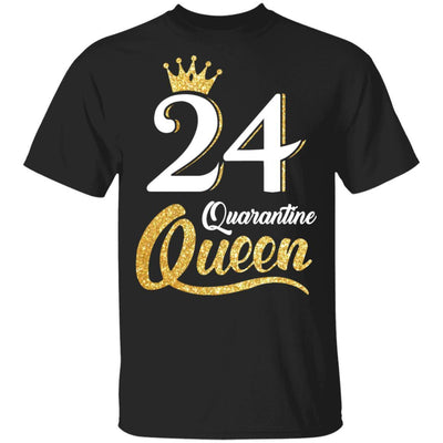 Born In 1997 My 24th Birthday Quarantine Queen-T-Shirt & Tank Top-Classic T-Shirt-Black