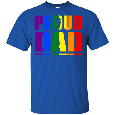 Proud Dad Gay Pride Month LGBT-T-Shirt & Hoodie-Classic T-Shirt-Royal
