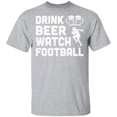 Drink Beer Watch Football For Gameday-T-Shirt & Hoodie-Classic T-Shirt-Sport Grey
