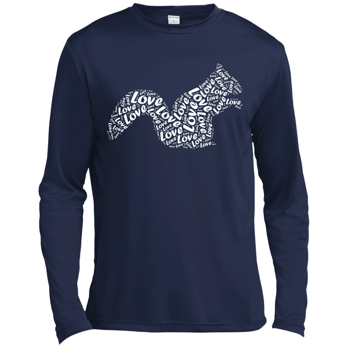 I Love Squirrel-T-Shirt & Hoodie-Long Sleeve T-Shirt-Navy
