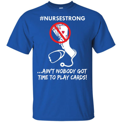 Playing Cards Shuffle Up And Deal Poker Funny Nurse-T-Shirt & Hoodie-Classic T-Shirt-Royal