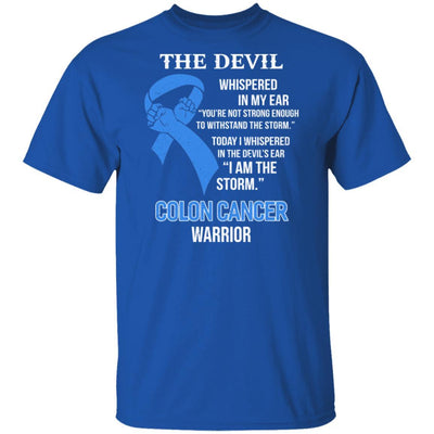 I Am The Storm Support Colon Cancer Awareness-T-Shirt & Hoodie-Classic T-Shirt-Royal