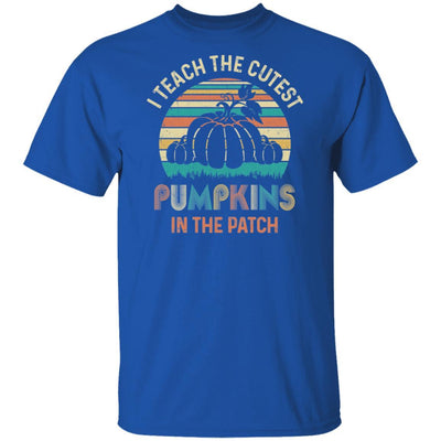 I Teach The Cutest Pumpkins In The Patch Halloween Costumes-T-Shirt & Hoodie-Classic T-Shirt-Royal