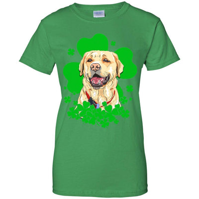 Labrador St. Patrick's Day Clovers-T-Shirt & Hoodie-Women's T-Shirt-Irish Green