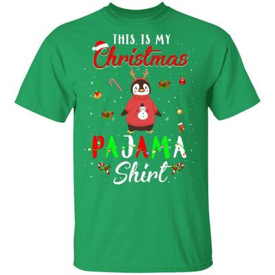 This Is My Christmas Pajama Penguin Christmas Gifts-T-Shirt & Sweatshirt-Classic T-Shirt-Irish Green