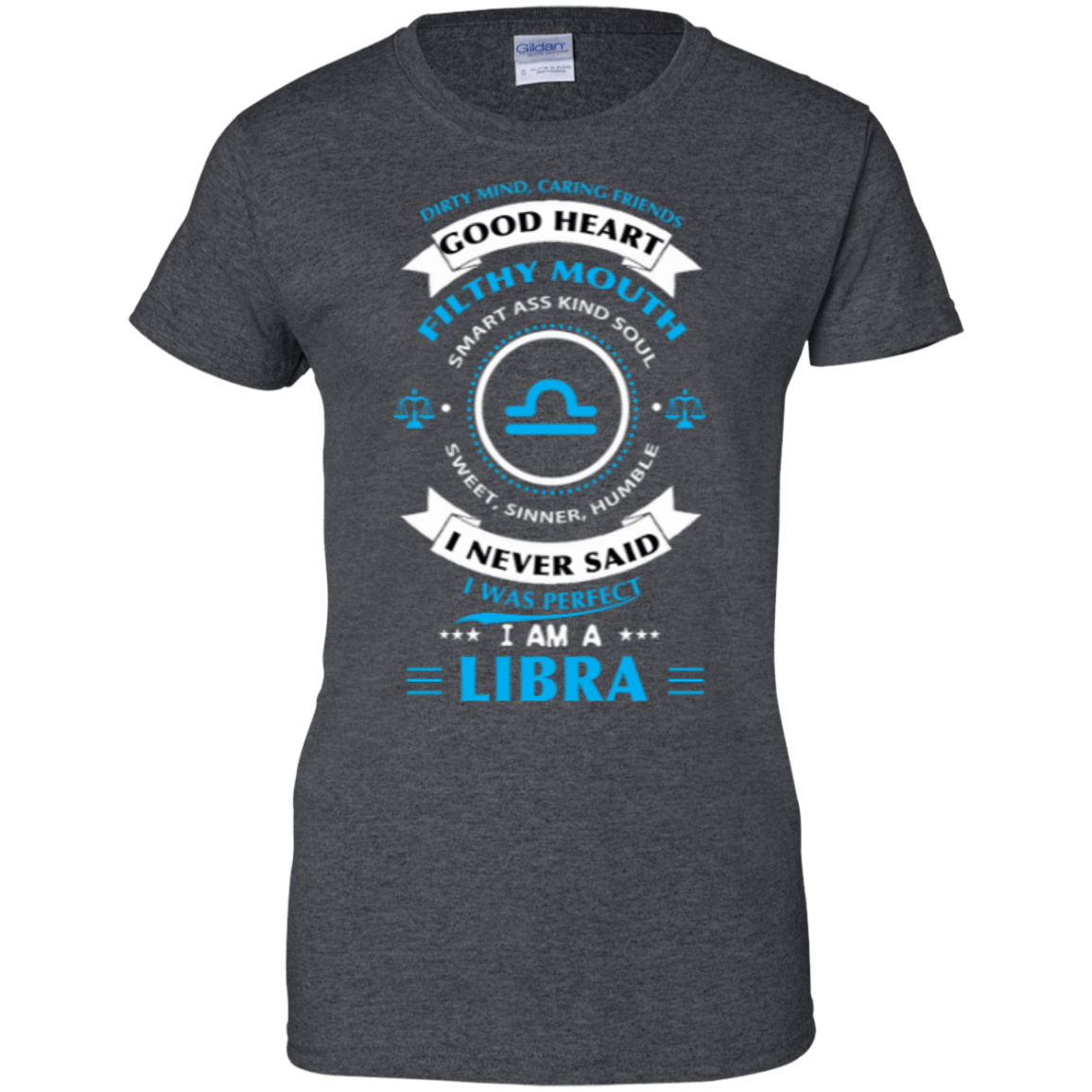 I'm A Libra-T-Shirt & Hoodie-Women's T-Shirt-Dark Heather