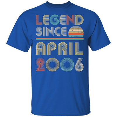 Legend Since April 2006 Vintage 15th Birthday Gifts-T-Shirt & Hoodie-Classic T-Shirt-Royal