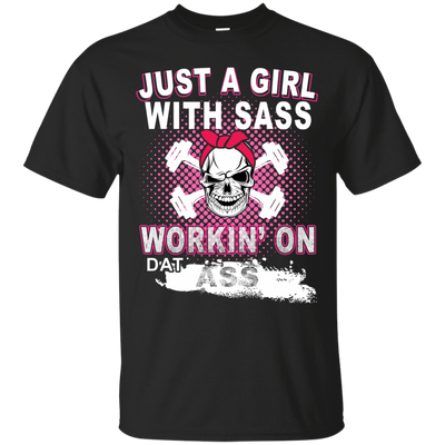 JUST A GIRL WITH SASS-T-Shirt & Hoodie-Classic T-Shirt-Black