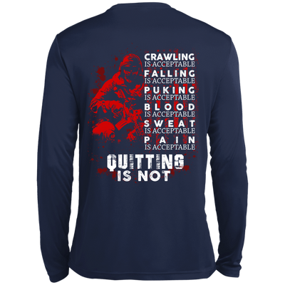 SPARTAN WARRIOR-T-Shirt & Hoodie-Long Sleeve T-Shirt-Navy