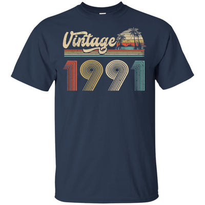 30th Birthday Gift Vintage 1991 Classic-T-Shirt & Hoodie-Classic T-Shirt-Navy