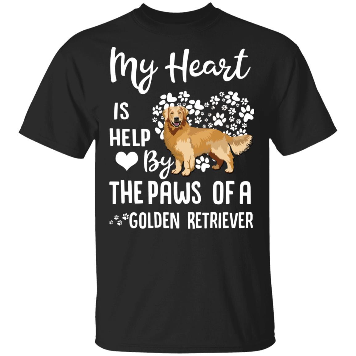 My Heart Is Held By The Paws Of A Golden Retriever Lover
