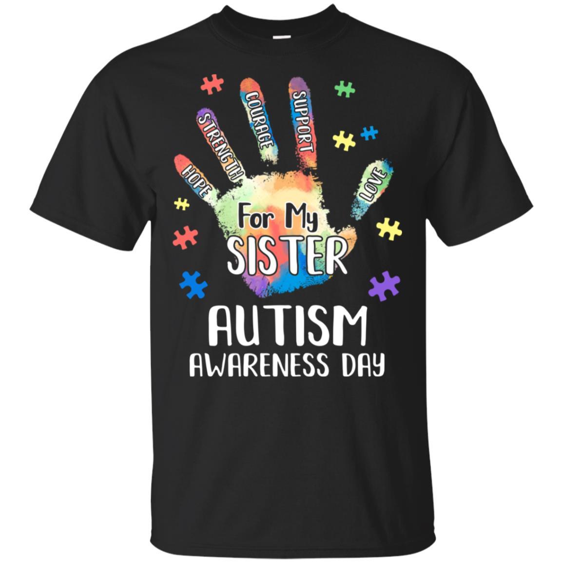 Support Autism Awareness For My Sister Puzzle Gift