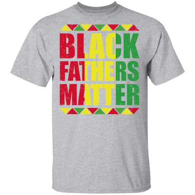 Black Fathers Matter African Dad Fathers Day-T-Shirt & Hoodie-Classic T-Shirt-Sport Grey