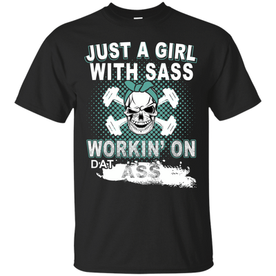 JUST A GIRL WITH SASS-T-Shirt & Hoodie-Classic T-Shirt-Black