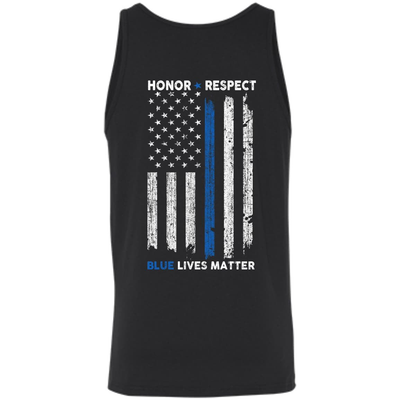 Honor and Respect Police Week-T-Shirt & Hoodie-Unisex Tank-Black