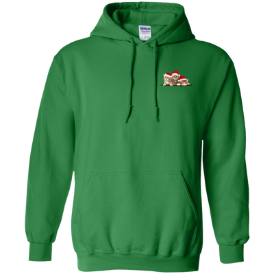 Kitten In A Pocket Cute Cat Christmas-T-Shirt & Hoodie-Pullover Hoodie-Irish Green