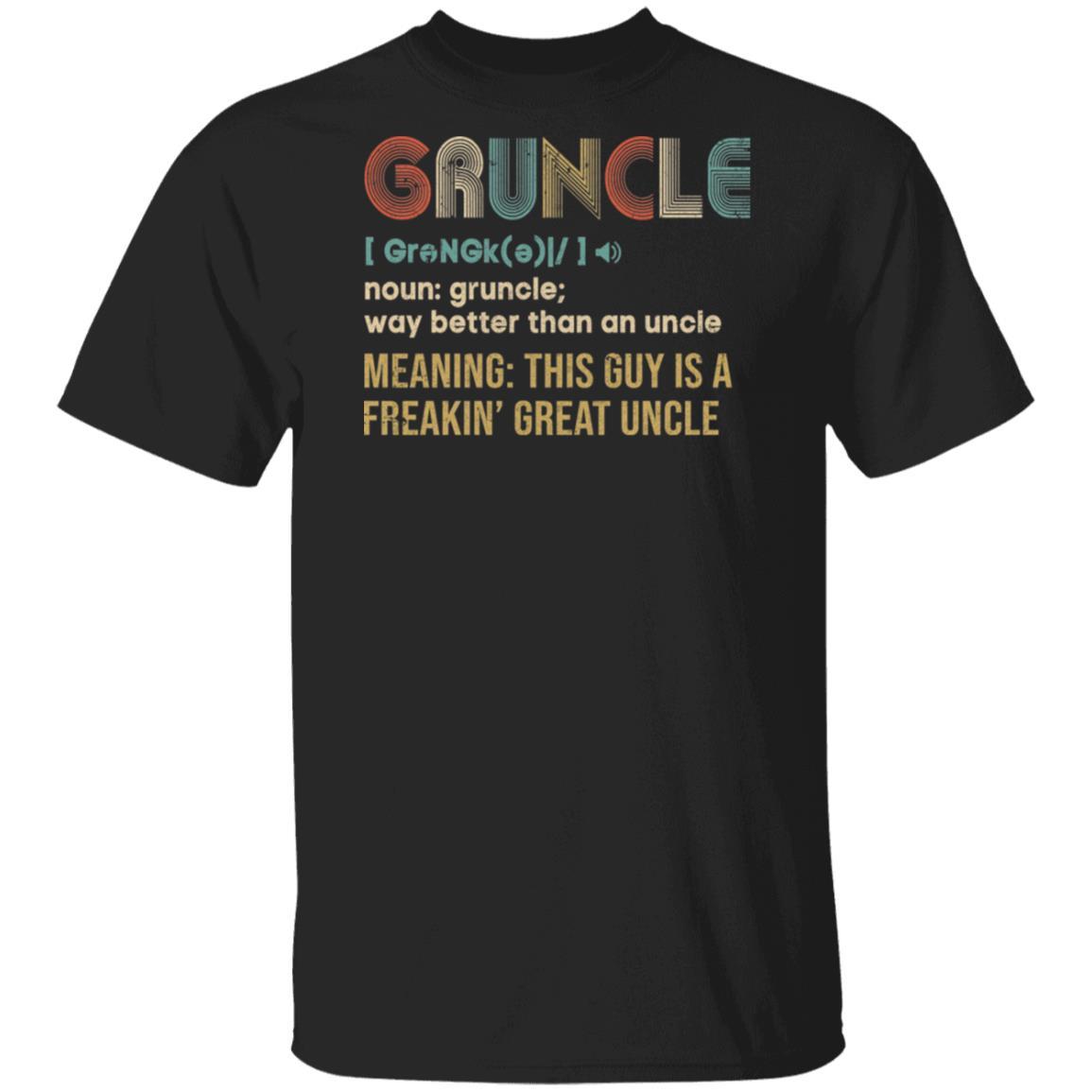 Gruncle For Great Uncles Definition Awesome Vintage Gift