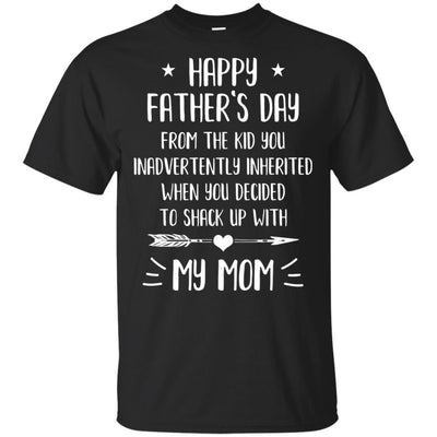 Happy Fathers Day From The Kid You Bonus Step Dad Gift-T-Shirt & Hoodie-Classic T-Shirt-Black
