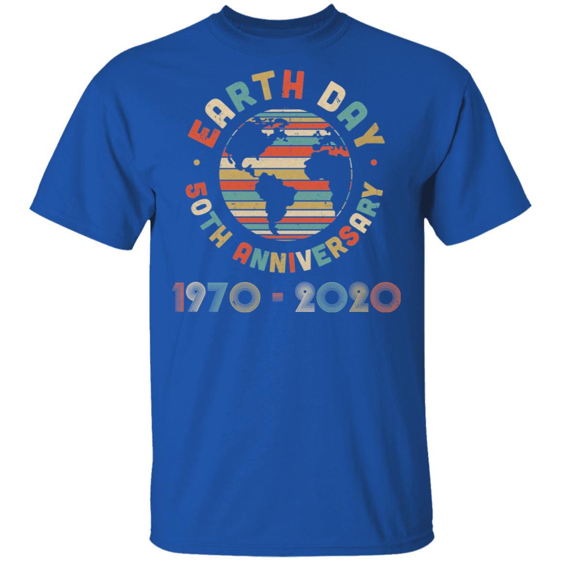 Earth Day 50th Anniversary 1970 Retro Sunset Gifts-T-Shirt & Hoodie-Classic T-Shirt-Royal