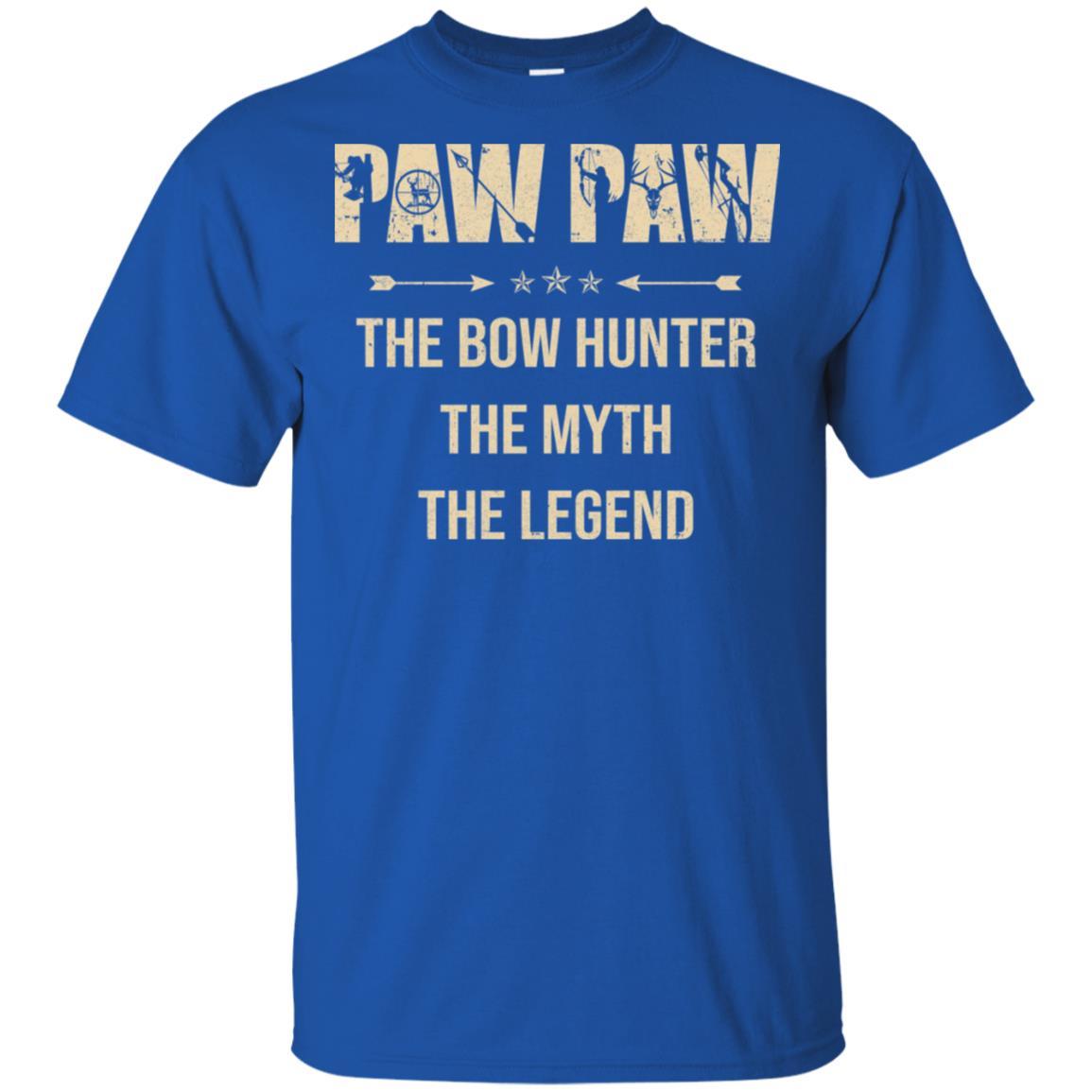 PawPaw The Bow Hunter The Myth The Legend Funny Hunting-T-Shirt & Hoodie-Classic T-Shirt-Royal