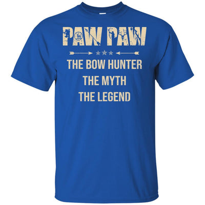 PawPaw The Bow Hunter The Myth The Legend Funny Hunting-T-Shirt & Hoodie-Classic T-Shirt-Royal