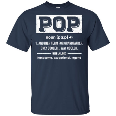 Pop Gifts Grandpa Definition Fathers Day-T-Shirt & Hoodie-Classic T-Shirt-Navy