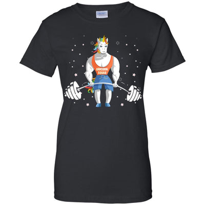 Unicorn Weightlifting Funny Workout Fitness Gym-T-Shirt & Tank Top-Women's T-Shirt-Black