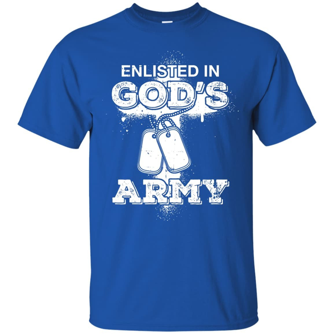 ENLISTED IN GOD'S ARMY-T-Shirt & Hoodie-Classic T-Shirt-Royal