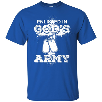 ENLISTED IN GOD'S ARMY-T-Shirt & Hoodie-Classic T-Shirt-Royal