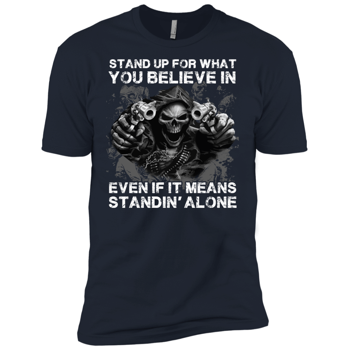 STAND UP FOR WHAT YOU BELIEVE-T-Shirt & Hoodie-Premium T-Shirt-Midnight Navy